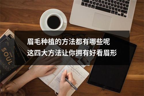 眉毛种植的方法都有哪些呢 这四大方法让你拥有好看眉形