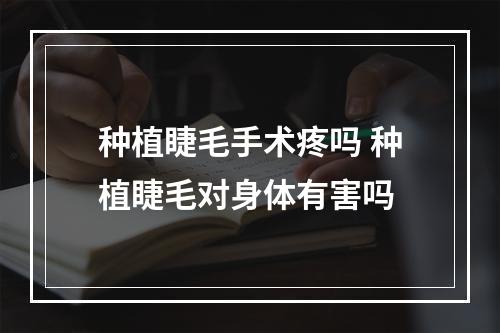 种植睫毛手术疼吗 种植睫毛对身体有害吗