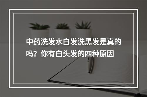 中药洗发水白发洗黑发是真的吗？你有白头发的四种原因