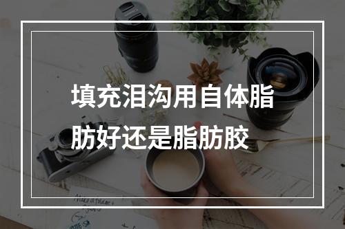 填充泪沟用自体脂肪好还是脂肪胶