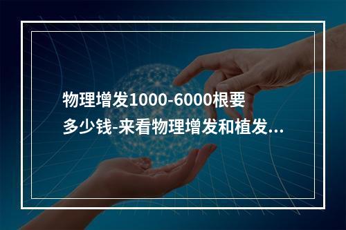 物理增发1000-6000根要多少钱-来看物理增发和植发哪个好区别在哪