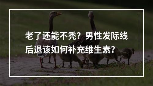 老了还能不秃？男性发际线后退该如何补充维生素？