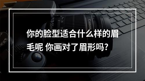 你的脸型适合什么样的眉毛呢 你画对了眉形吗?