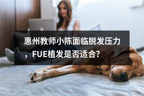 惠州教师小陈面临脱发压力，FUE植发是否适合？