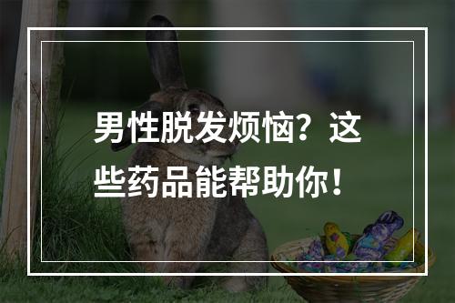 男性脱发烦恼？这些药品能帮助你！