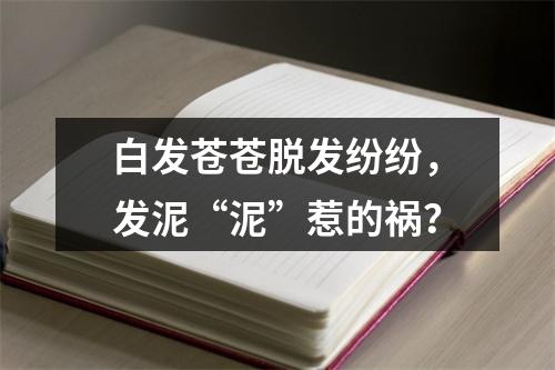 白发苍苍脱发纷纷，发泥“泥”惹的祸？