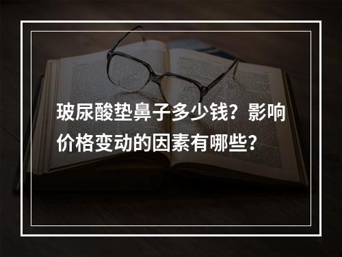 玻尿酸垫鼻子多少钱？影响价格变动的因素有哪些？