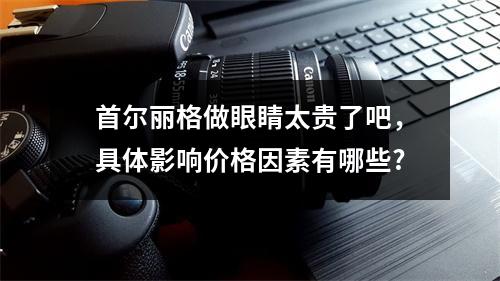 首尔丽格做眼睛太贵了吧，具体影响价格因素有哪些?