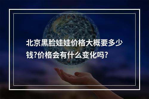 北京黑脸娃娃价格大概要多少钱?价格会有什么变化吗?