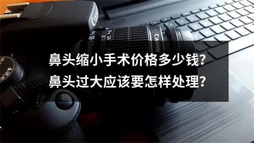 鼻头缩小手术价格多少钱？鼻头过大应该要怎样处理？