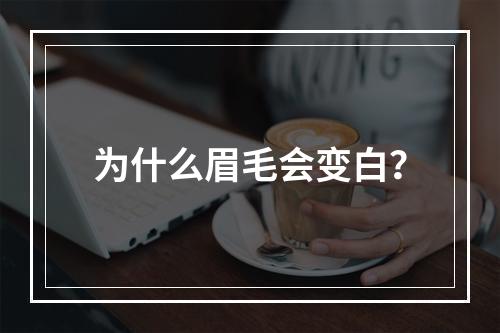 为什么眉毛会变白？