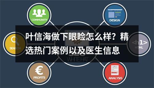 叶信海做下眼睑怎么样？精选热门案例以及医生信息