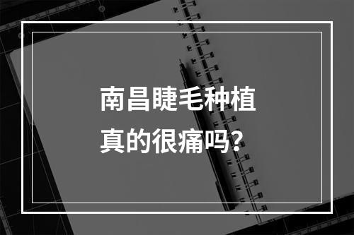 南昌睫毛种植真的很痛吗？