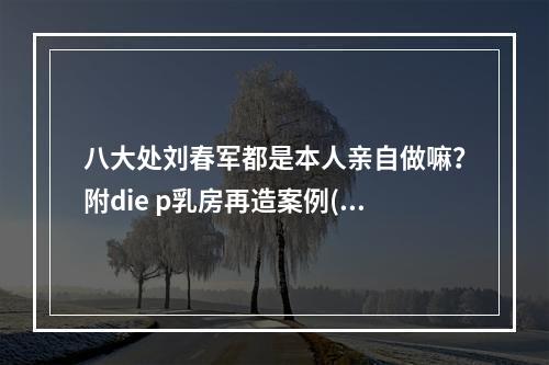 八大处刘春军都是本人亲自做嘛？附die p乳房再造案例(网友亲身经历)+价格