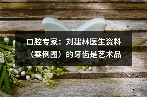 口腔专家：刘建林医生资料（案例图）的牙齿是艺术品