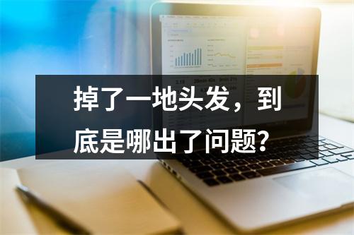 掉了一地头发，到底是哪出了问题？