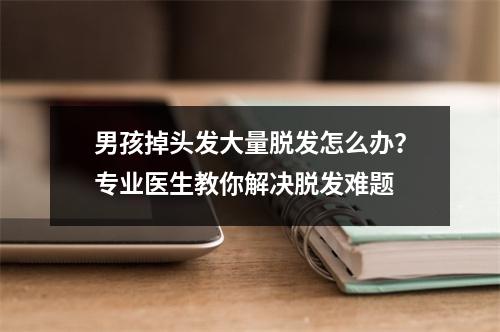 男孩掉头发大量脱发怎么办？专业医生教你解决脱发难题