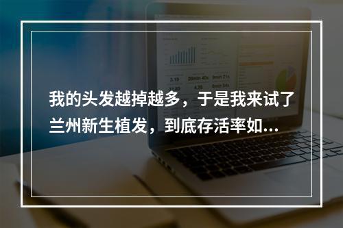 我的头发越掉越多，于是我来试了兰州新生植发，到底存活率如何？