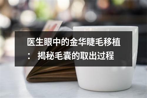 医生眼中的金华睫毛移植： 揭秘毛囊的取出过程