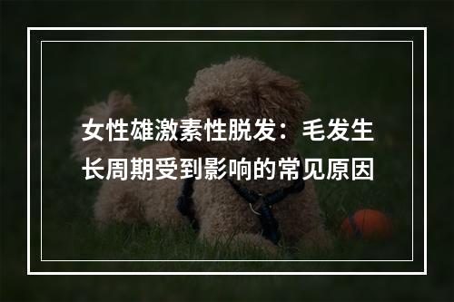 女性雄激素性脱发：毛发生长周期受到影响的常见原因