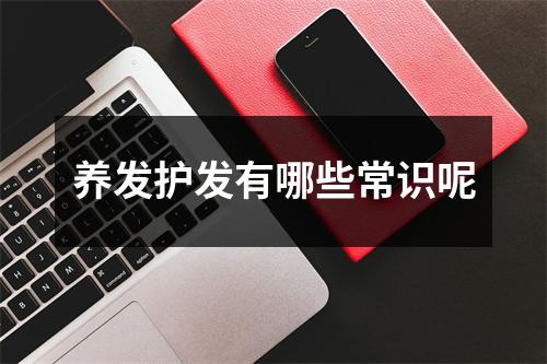 养发护发有哪些常识呢