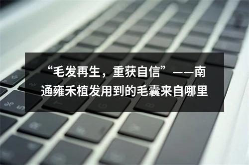 “毛发再生，重获自信”——南通雍禾植发用到的毛囊来自哪里