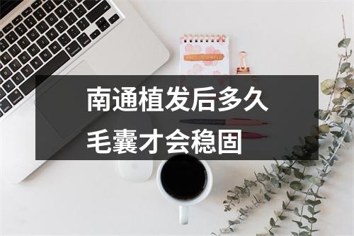 南通植发后多久毛囊才会稳固