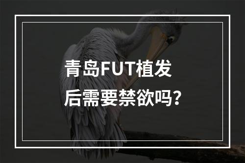 青岛FUT植发后需要禁欲吗？