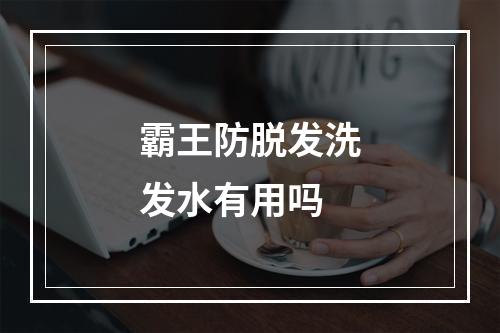 霸王防脱发洗发水有用吗