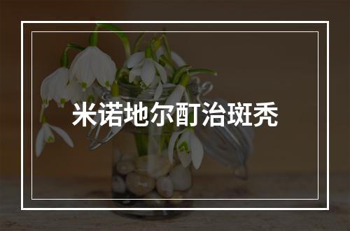 米诺地尔酊治斑秃