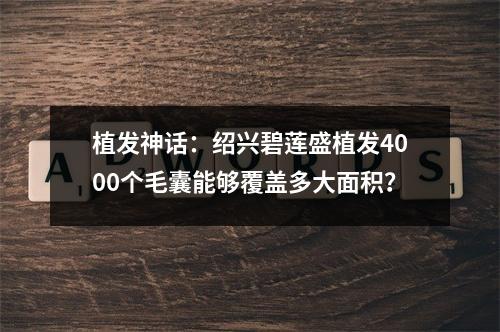 植发神话：绍兴碧莲盛植发4000个毛囊能够覆盖多大面积？