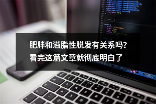 肥胖和溢脂性脱发有关系吗？看完这篇文章就彻底明白了