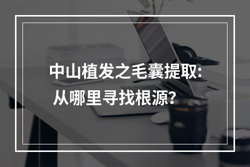 中山植发之毛囊提取: 从哪里寻找根源？