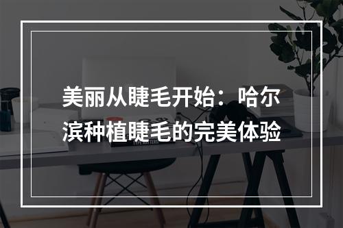 美丽从睫毛开始：哈尔滨种植睫毛的完美体验