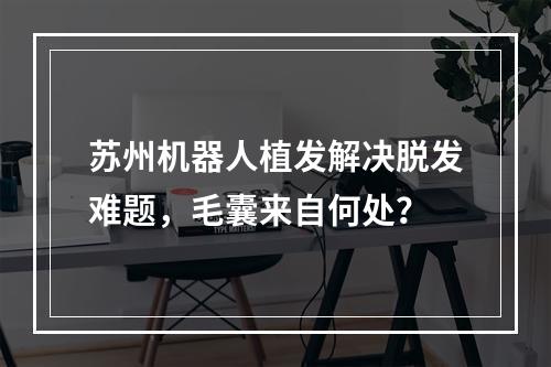 苏州机器人植发解决脱发难题，毛囊来自何处？