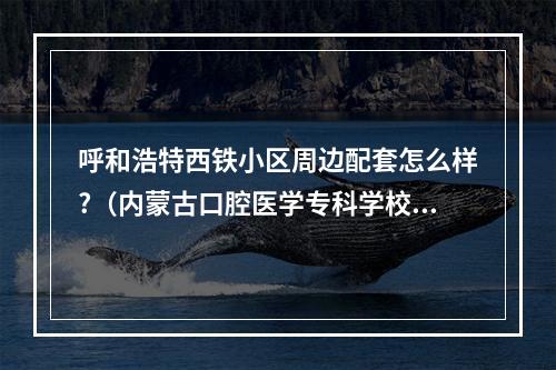 呼和浩特西铁小区周边配套怎么样?（内蒙古口腔医学专科学校有哪些?）