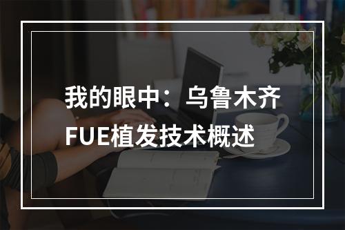 我的眼中：乌鲁木齐FUE植发技术概述