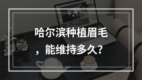 哈尔滨种植眉毛，能维持多久？