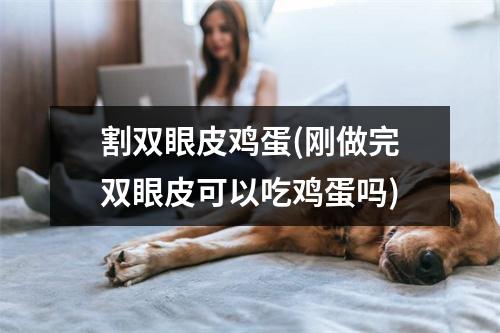 割双眼皮鸡蛋(刚做完双眼皮可以吃鸡蛋吗)