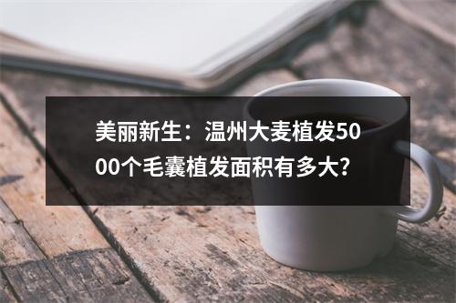 美丽新生：温州大麦植发5000个毛囊植发面积有多大？