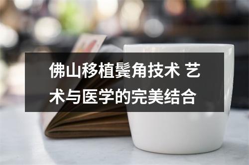 佛山移植鬓角技术 艺术与医学的完美结合