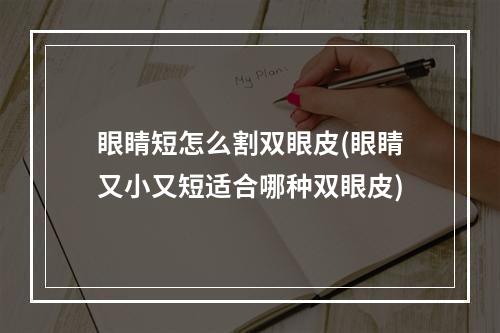 眼睛短怎么割双眼皮(眼睛又小又短适合哪种双眼皮)