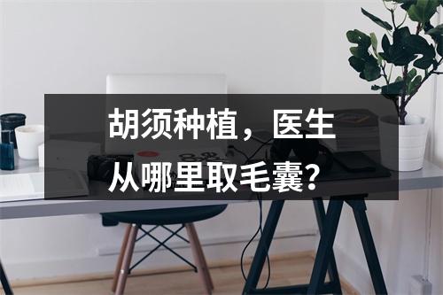 胡须种植，医生从哪里取毛囊？