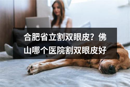 合肥省立割双眼皮？佛山哪个医院割双眼皮好