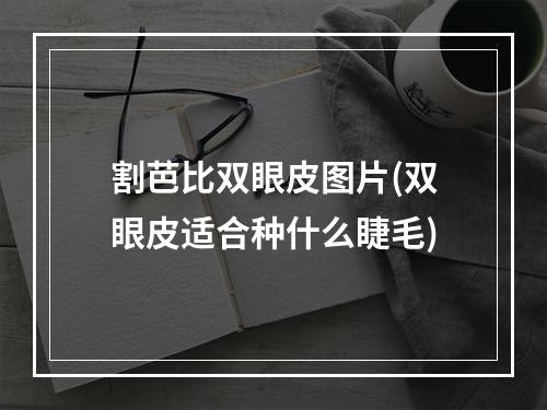 割芭比双眼皮图片(双眼皮适合种什么睫毛)