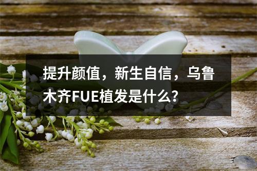 提升颜值，新生自信，乌鲁木齐FUE植发是什么？