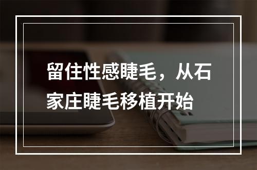 留住性感睫毛，从石家庄睫毛移植开始