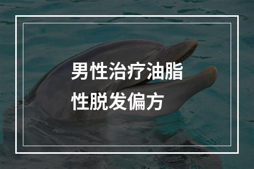 男性治疗油脂性脱发偏方