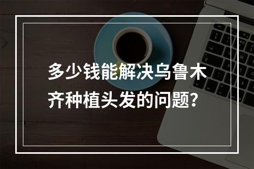 多少钱能解决乌鲁木齐种植头发的问题？