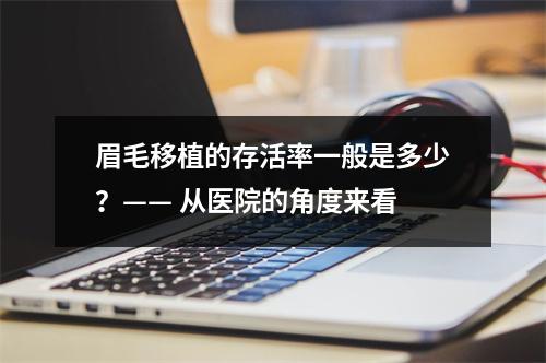 眉毛移植的存活率一般是多少？—— 从医院的角度来看